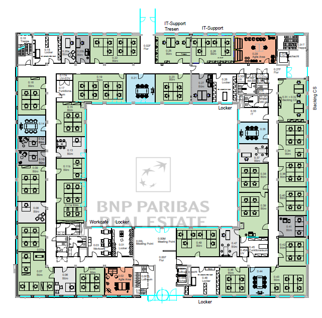 Musterplanung - Erdgeschoss