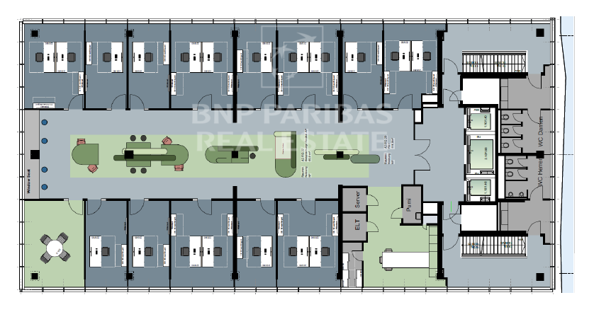 Grundriss - 11. Obergeschoss