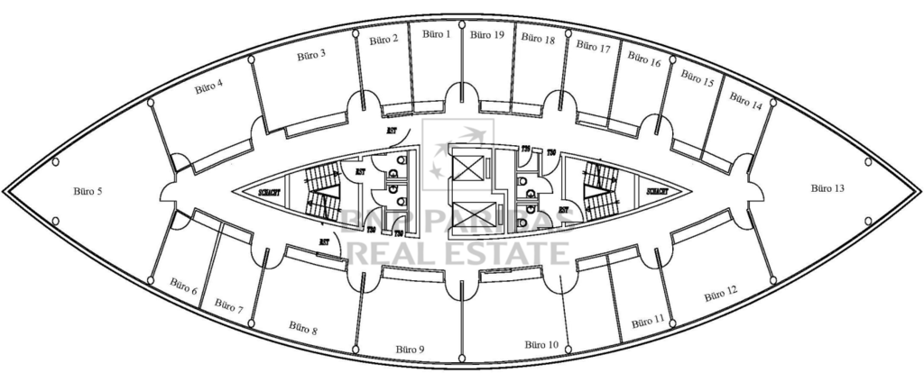 Grundriss Regelgeschoss