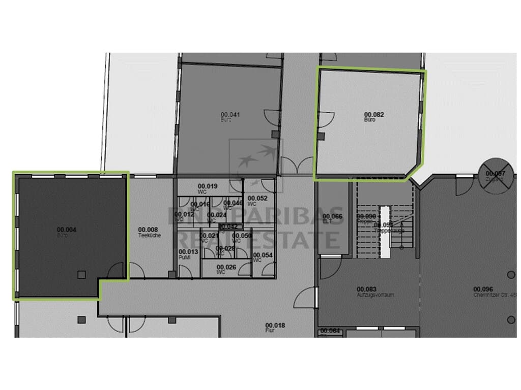 EG, ca. 56,00 m² & ca. 46,00 m²