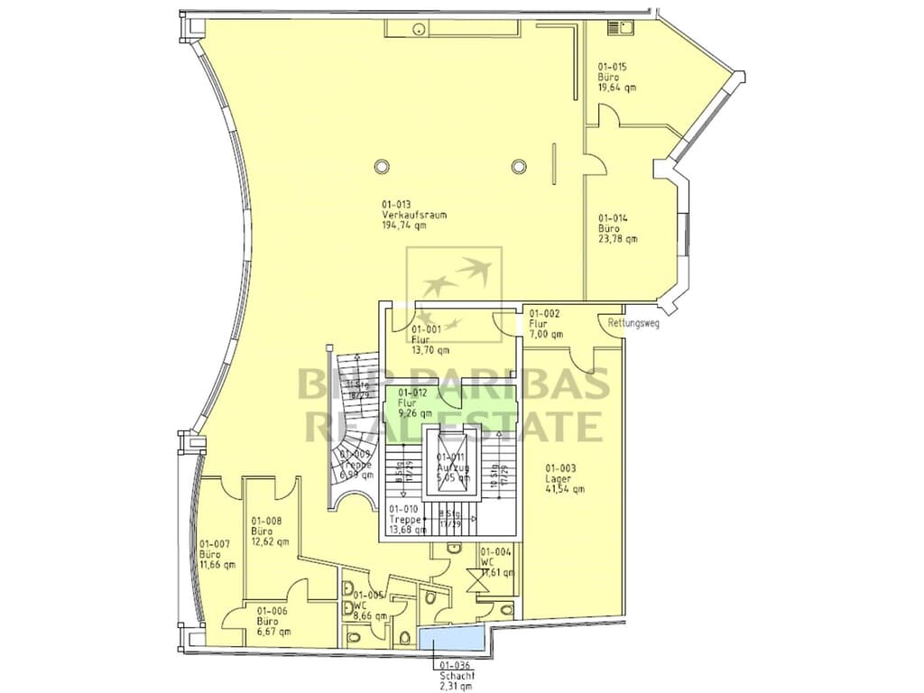 Hansa Haus, 1. OG, ca. 476,47 m²