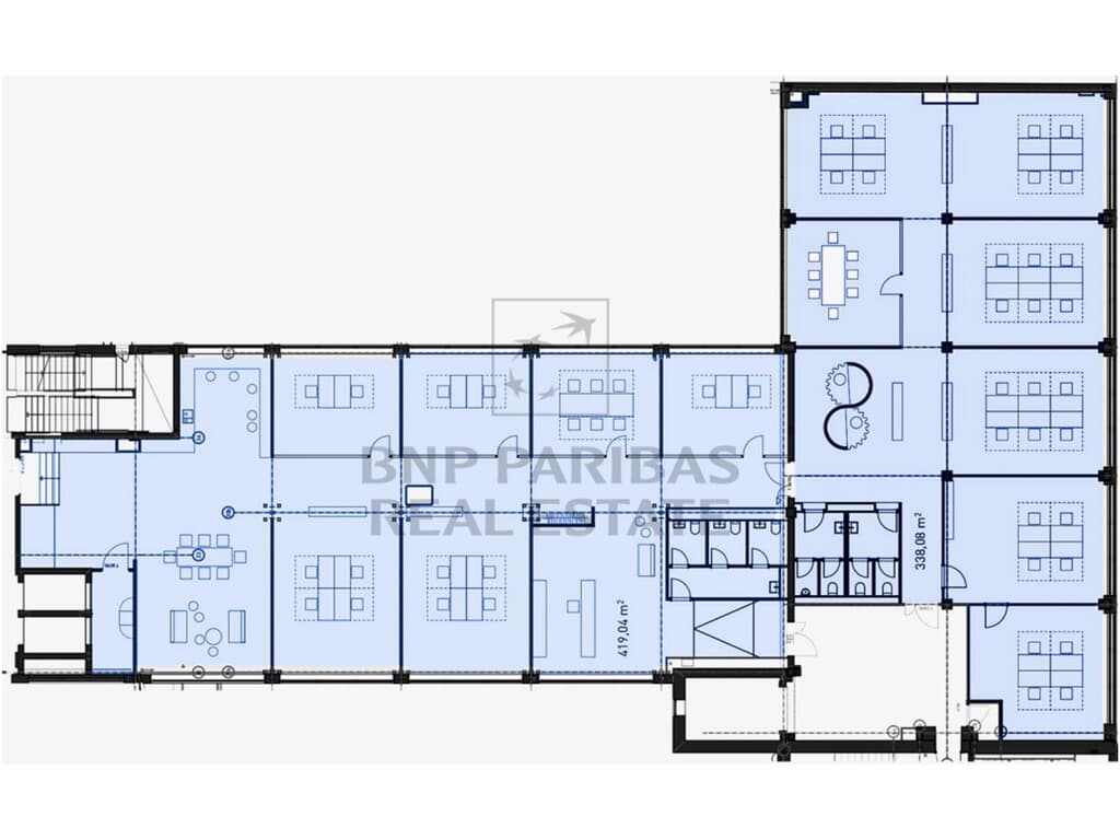 Werkstatt, 2. OG, ca. 760,00 m², Ausbaubeispiel