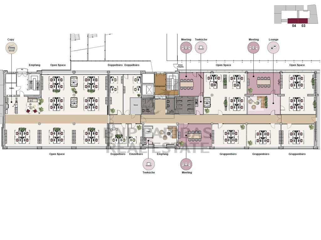 2. OG, ca. 1.429,00 m²