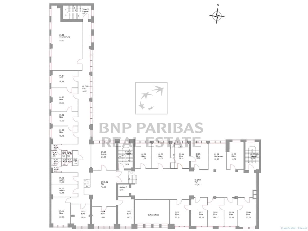 1. OG, ca. 874,99 m²