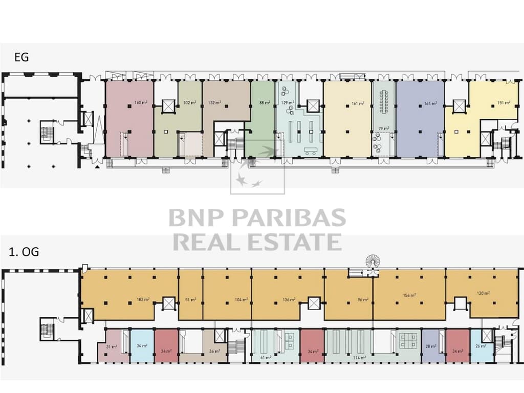 Depot, EG, ca. 1.163,00 m², 1. OG, ca. 1.288,00 m²