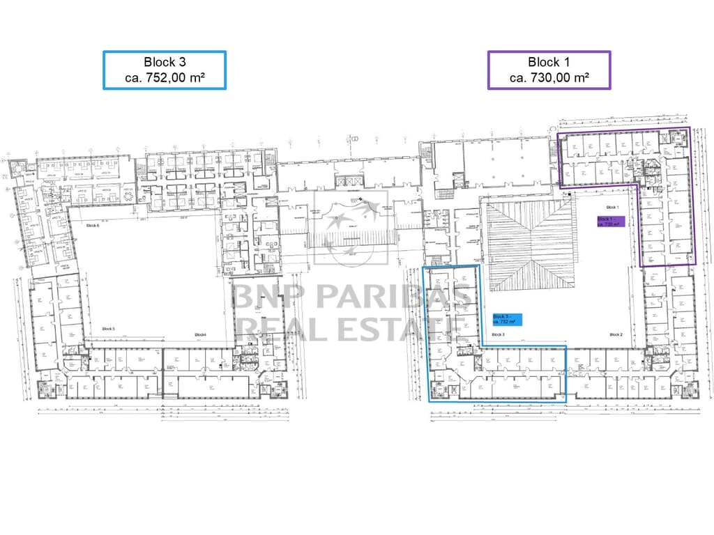1. OG, Flächenübersicht