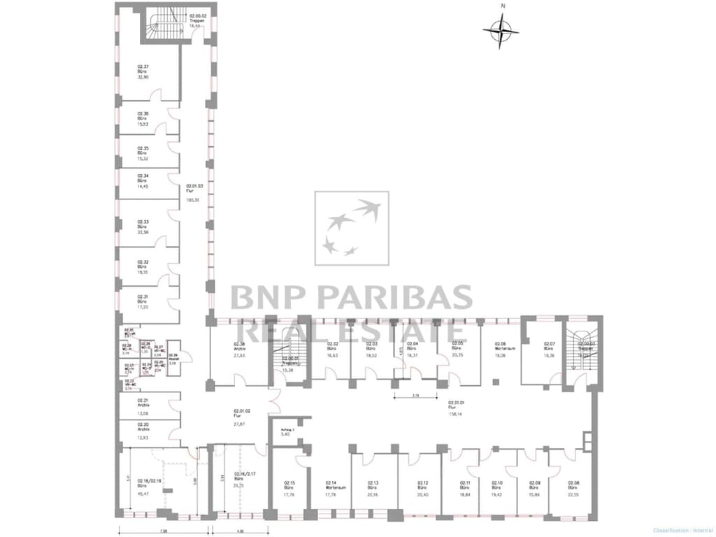 2. OG, ca. 870,72 m²