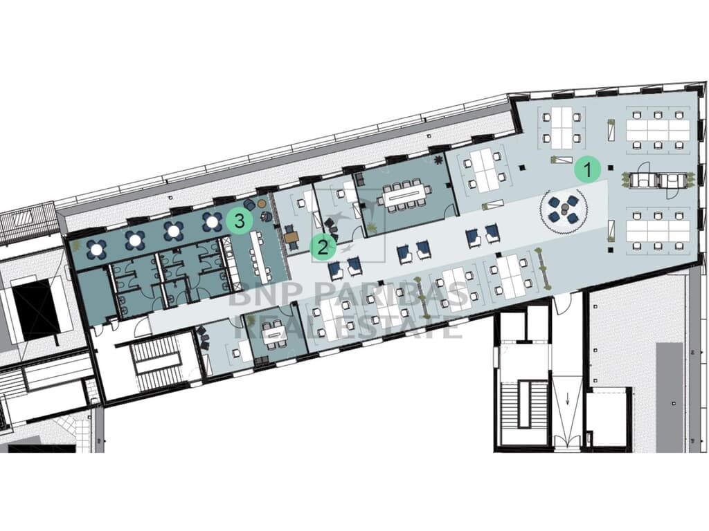 BT1, Sektor B, 6. OG, ca. 607,00 m²
