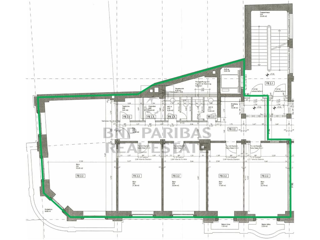 2. OG, ca. 180,00 m²