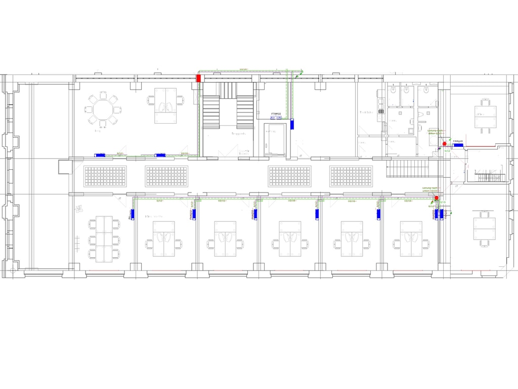 Regelgeschoss, ca. 410,00 m²