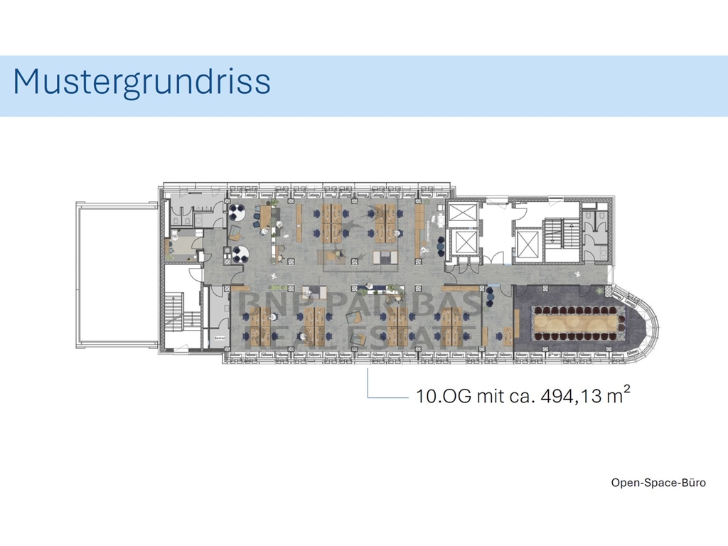 10.OG Open-Space-Büro