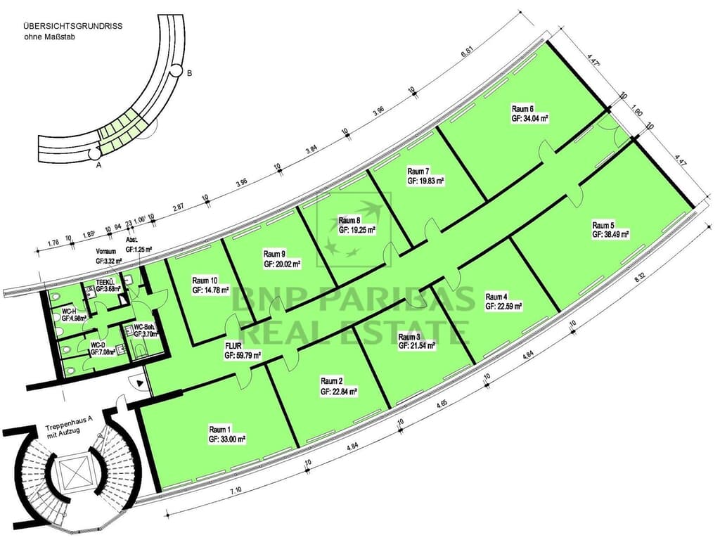 Exemplarischer Grundriss