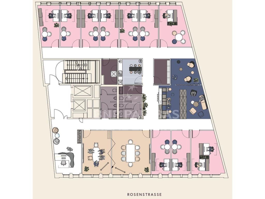 Konzept Einzelbüros