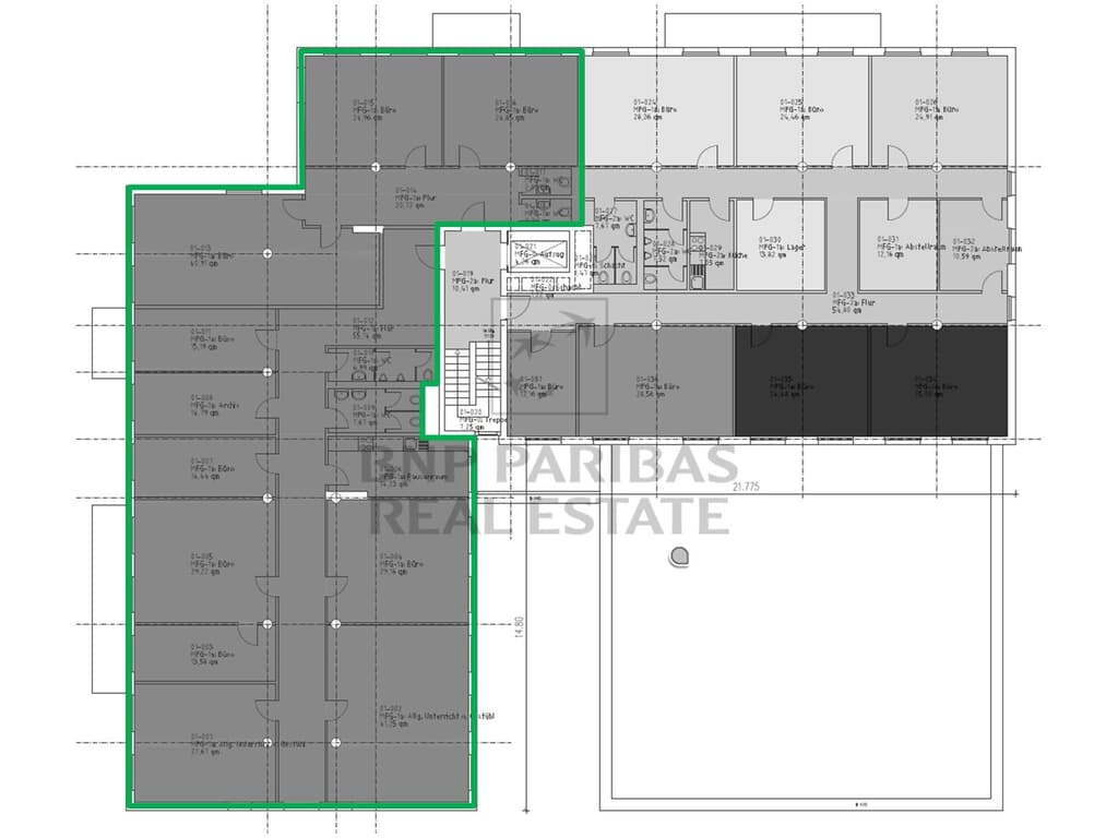 1. OG, ca. 399,14 m²