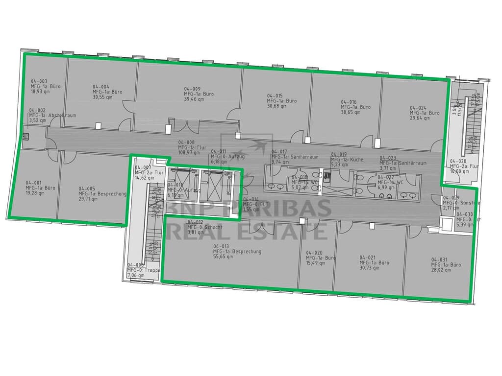 4. OG, ca. 523,00 m²