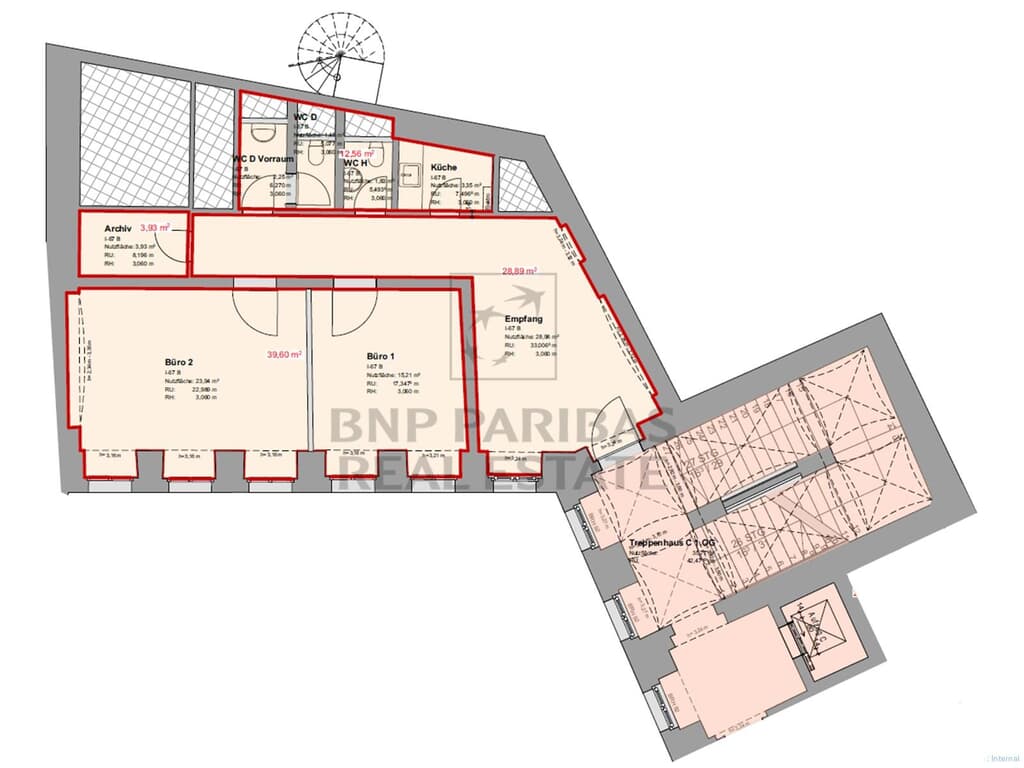 Hains., 1. OG, ca. 81,00 m²
