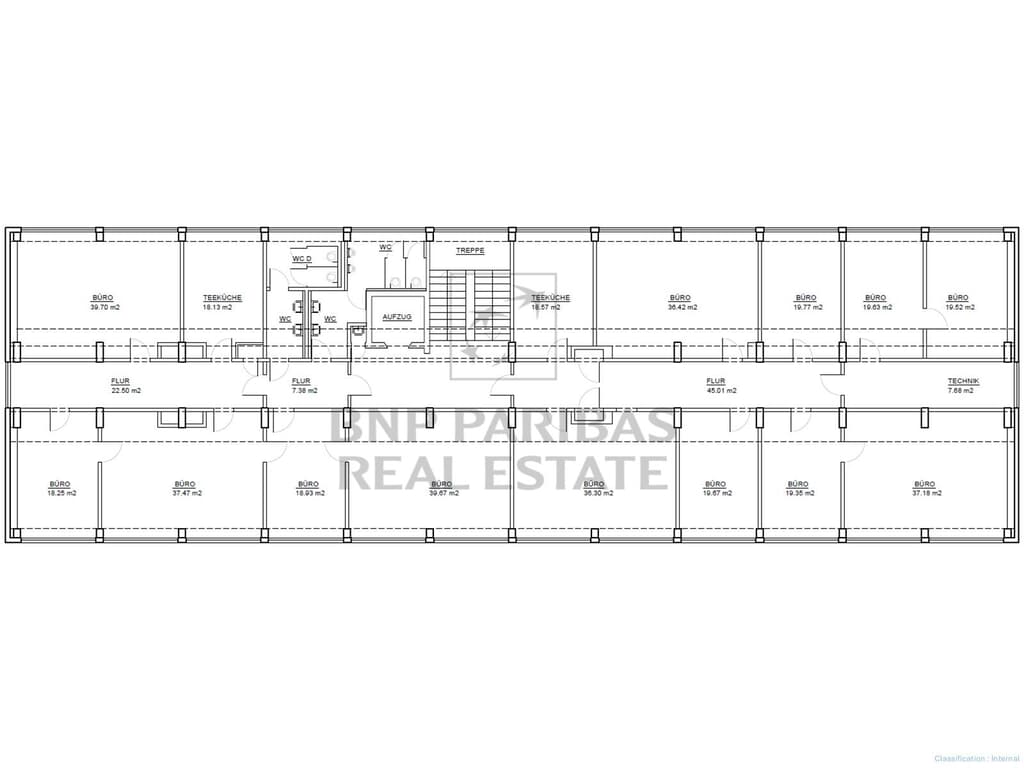 2. OG, ca. 500,00 m²