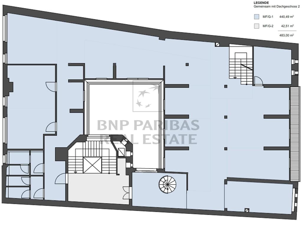 DG 1 + 2 (Maisonette), ca. 483,00 m²