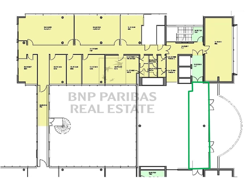 Nordteil, 4. OG, Bürofläche ca. 527,45 m² + Hörsaa