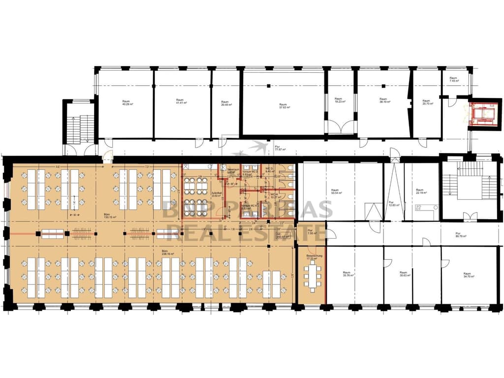 2. OG, ca. 450,00 m²