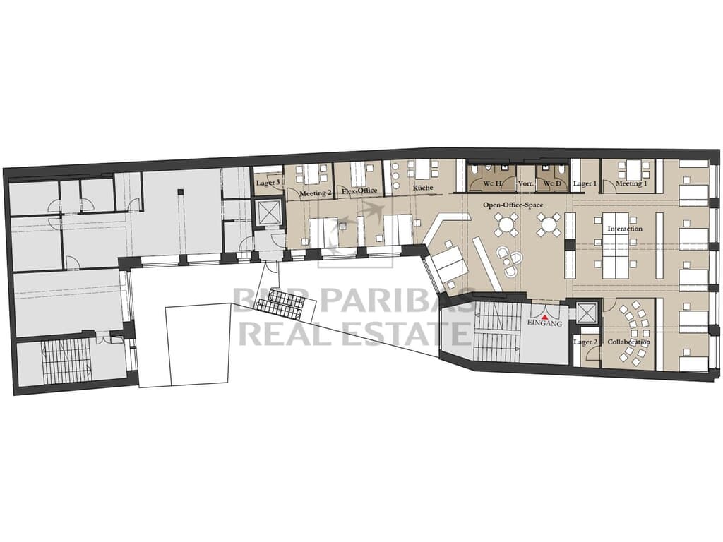 3. OG, Ausbaubeispiel, ca. 240,00 m²
