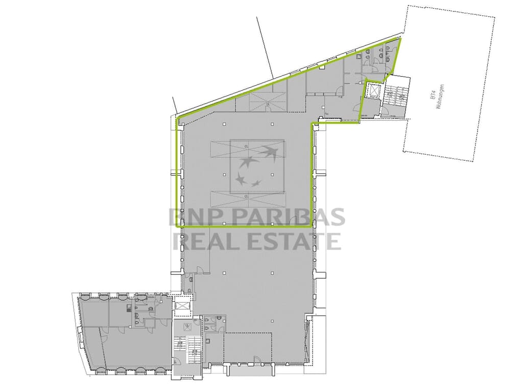 3. OG, Ist-Zustand, ca. 411,57 m²