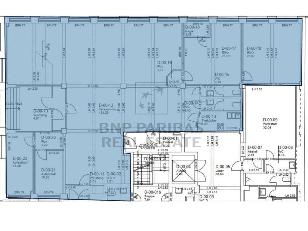 Haus D, EG, ME 02, ca. 251,59 m²