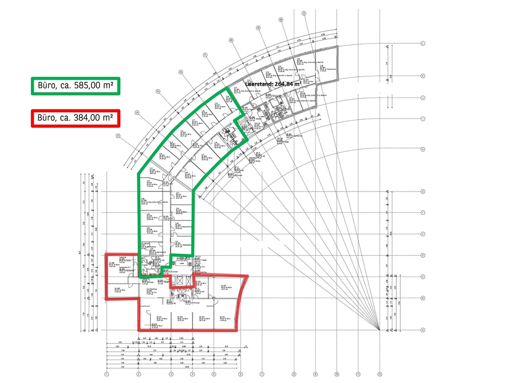 5. OG, ca. 969,00 m²