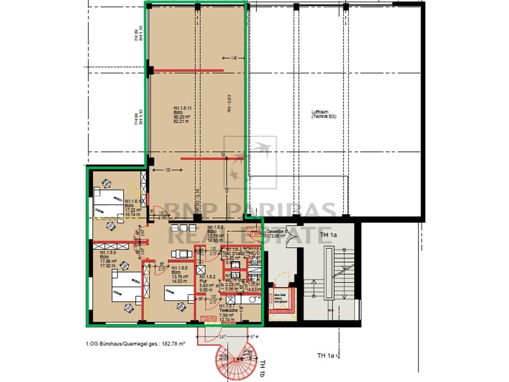 1. OG, ca. 173,56 m²