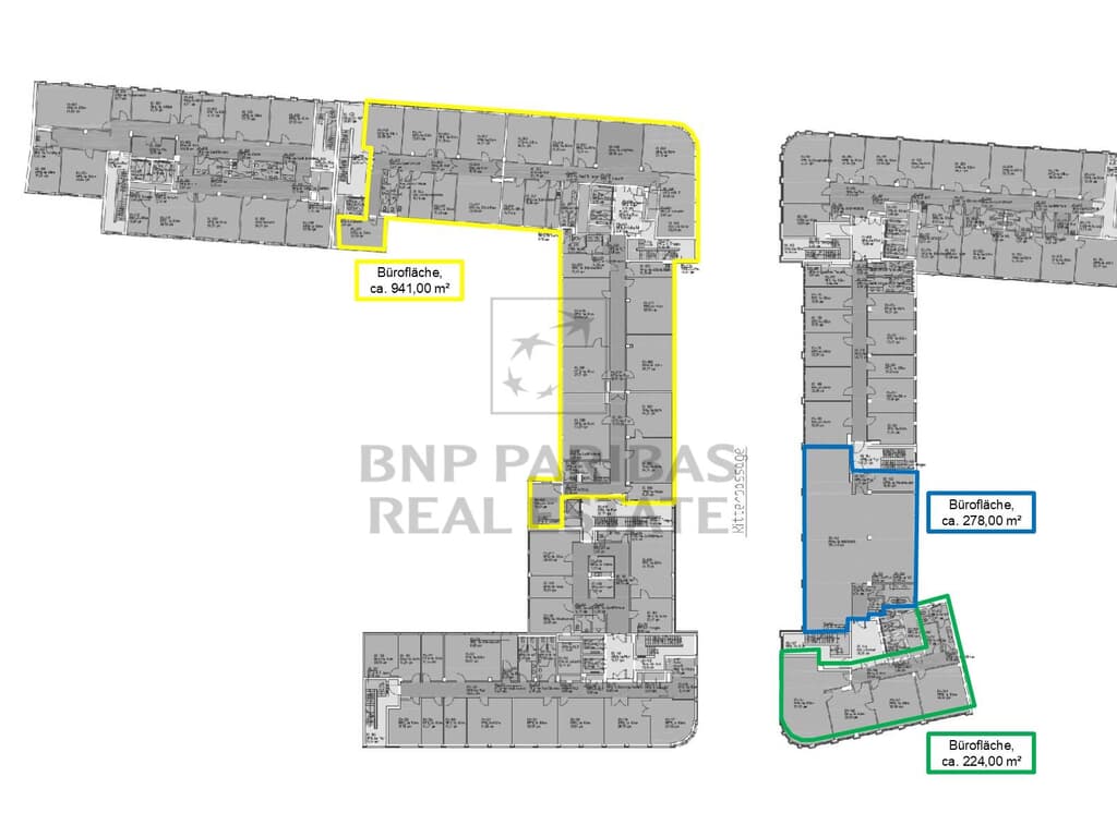 5. OG, Übersicht freie Flächen