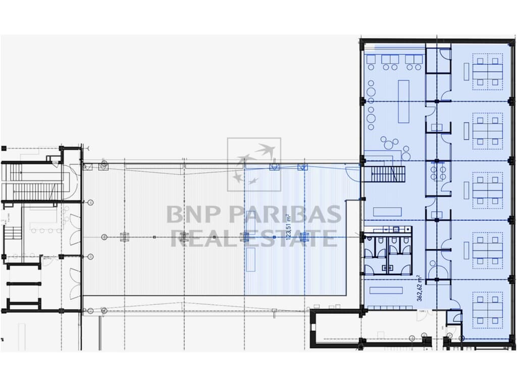 Werkstatt, 3. OG, ca. 365,00 m² zzgl. ca.125,00 m²
