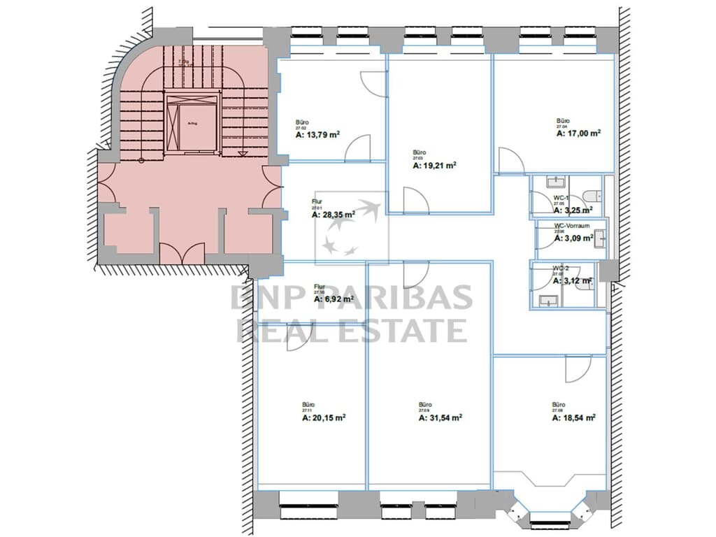 4. OG, Büro 27, ca. 160,72 m²