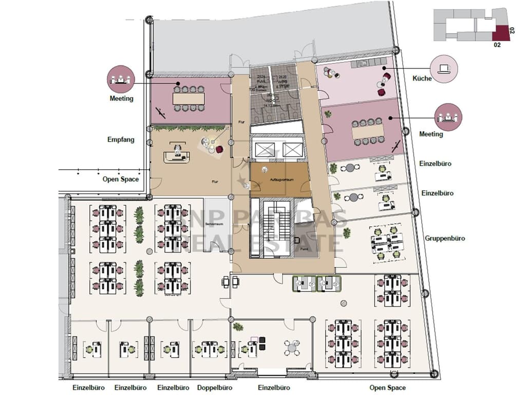 2. OG, ca. 1.011,00 m²