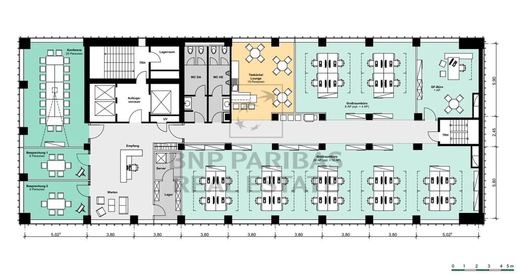 Regelgeschoss - Musterplanung