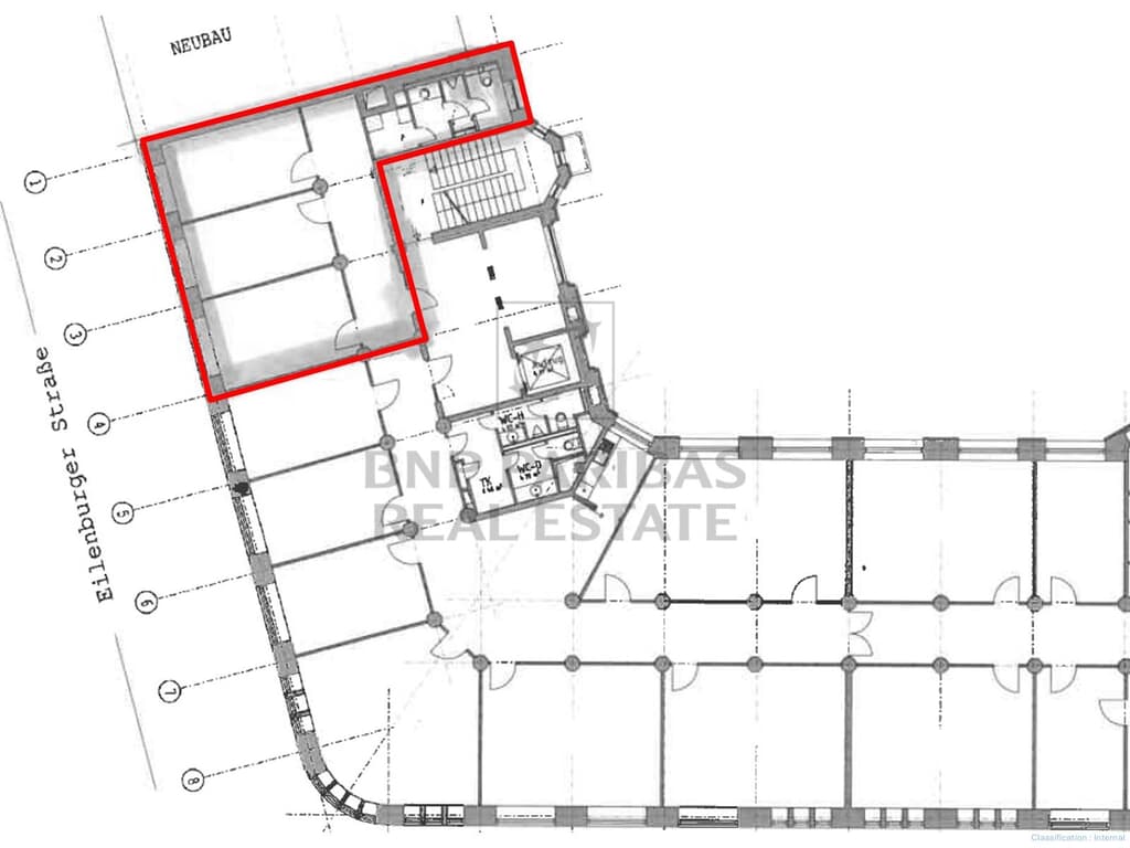 2. OG, Altbau, ca. 101,00 m²