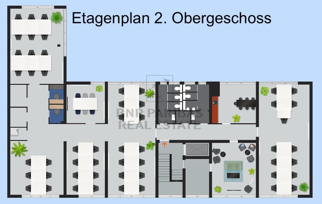 Etagenplan vom 2. OG