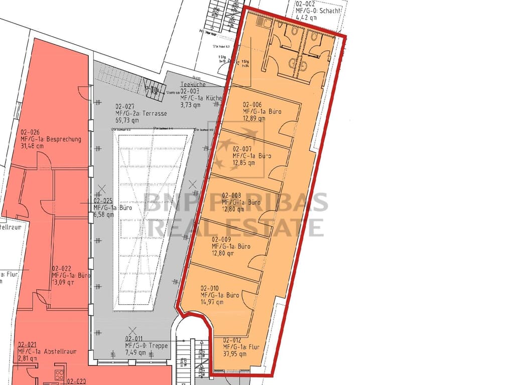 2. OG, ca. 131,00 m²