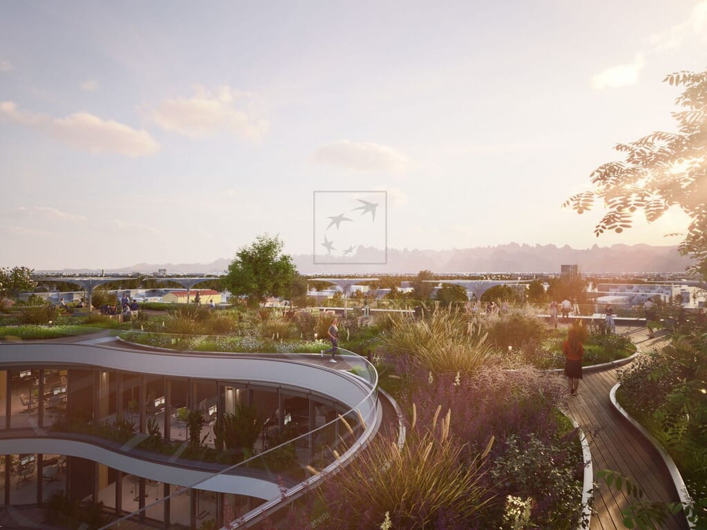 Visualisierung Dachterrasse