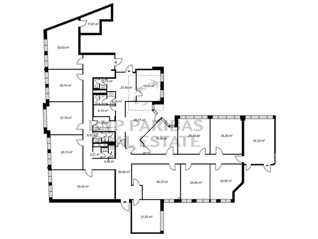 2. OG, ca. 631,80 m²