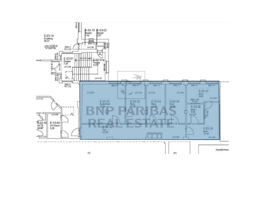 Haus E, 3. OG, ME 03, ca. 157,83 m²