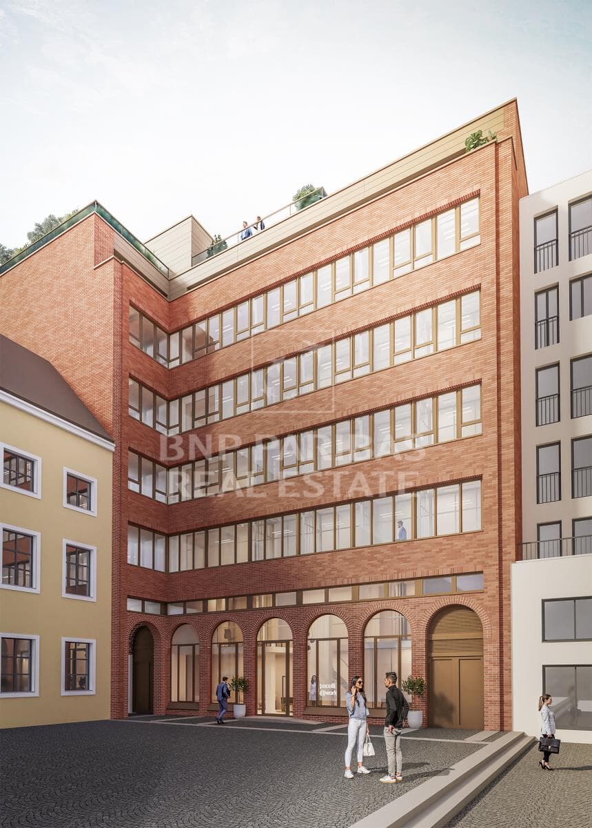 Revitalisiertes Solitärgebäude am Bayerischen Hof