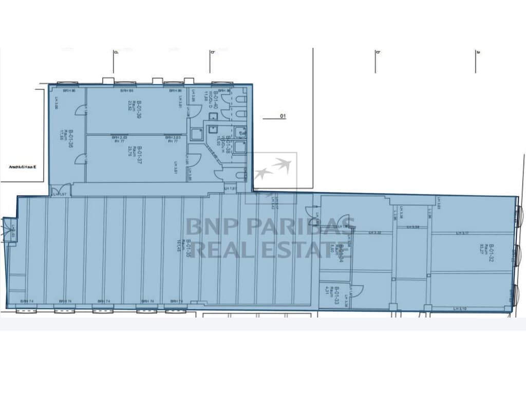 Haus B,  1. OG, ME 03, ca. 368,45 m²