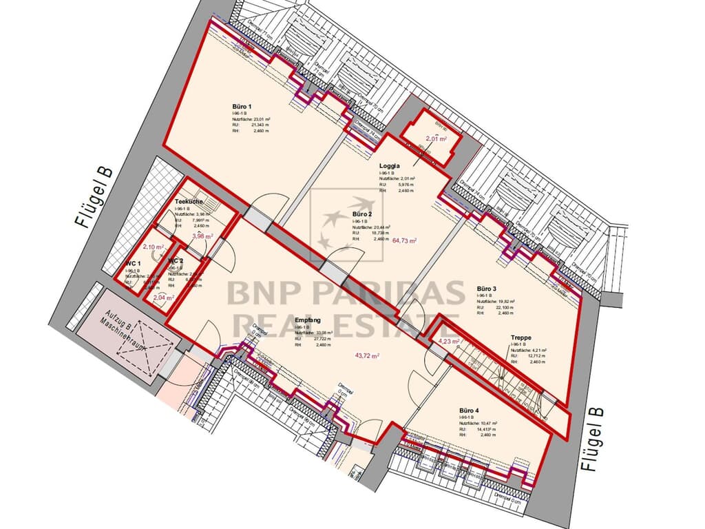 4. + 5. OG, ca. 118,60 m²