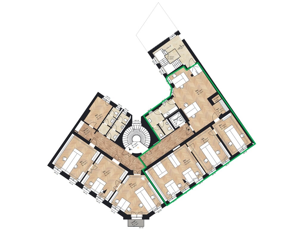 3. OG, ca. 198,23 m²