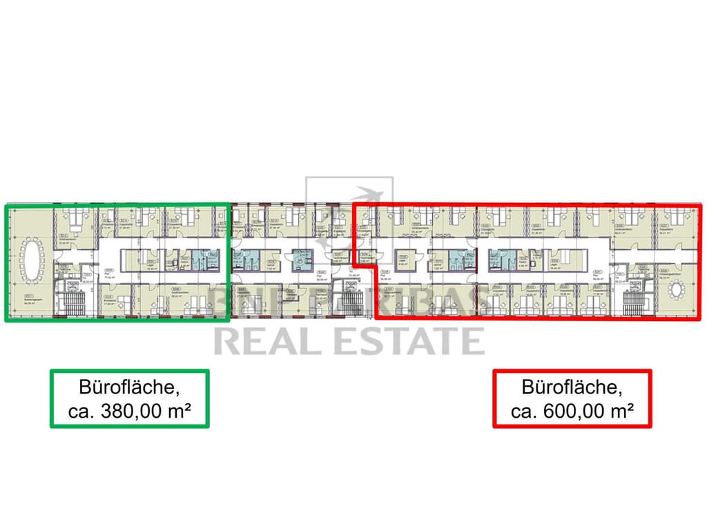2. OG, ca. 980,00 m²