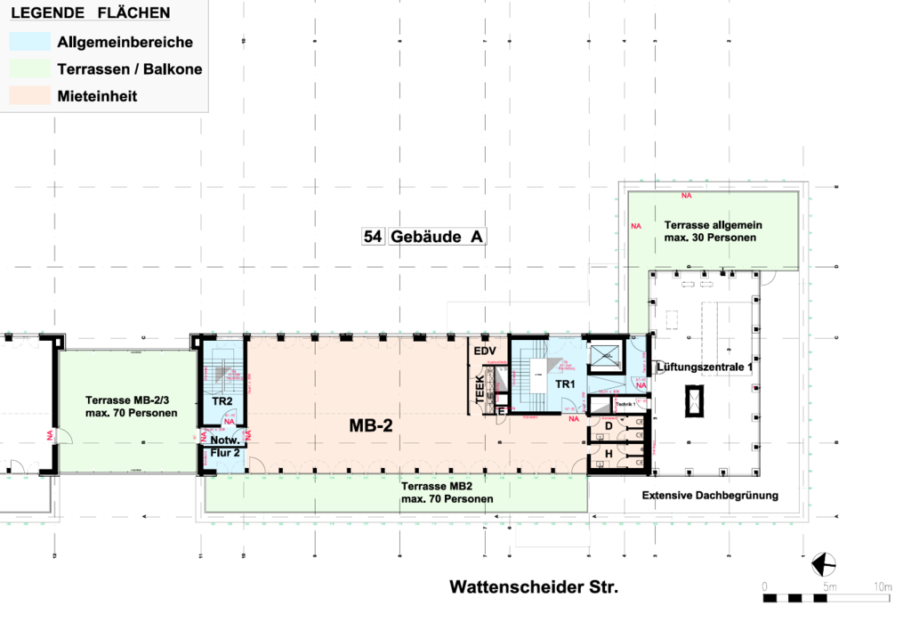 Grundriss BT A - Staffelgeschoss