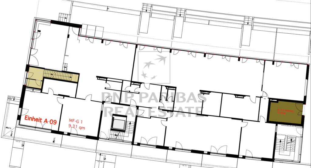 Grundriss Einheit A A09 EG