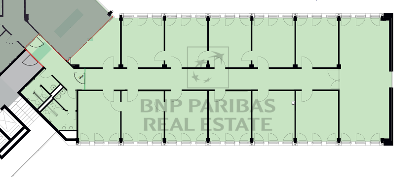 Grundriss 4.OG Nordflügel