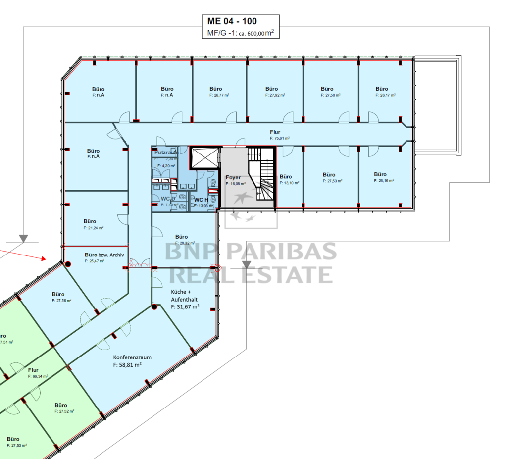 Grundriss 4.OG IST-Zustand