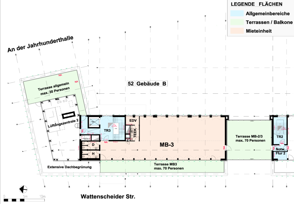 Grundriss BT B - Staffelgeschoss